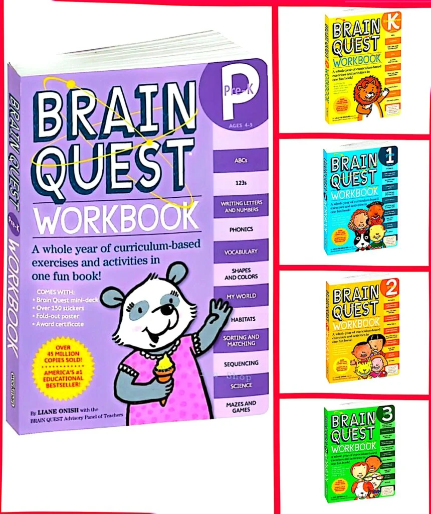 Brain Quest Workbook Garda Pre-K to Grade 3